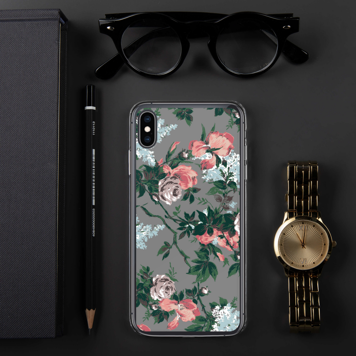 J'adore Paris Vintage Bella Roses Print iPhone Case