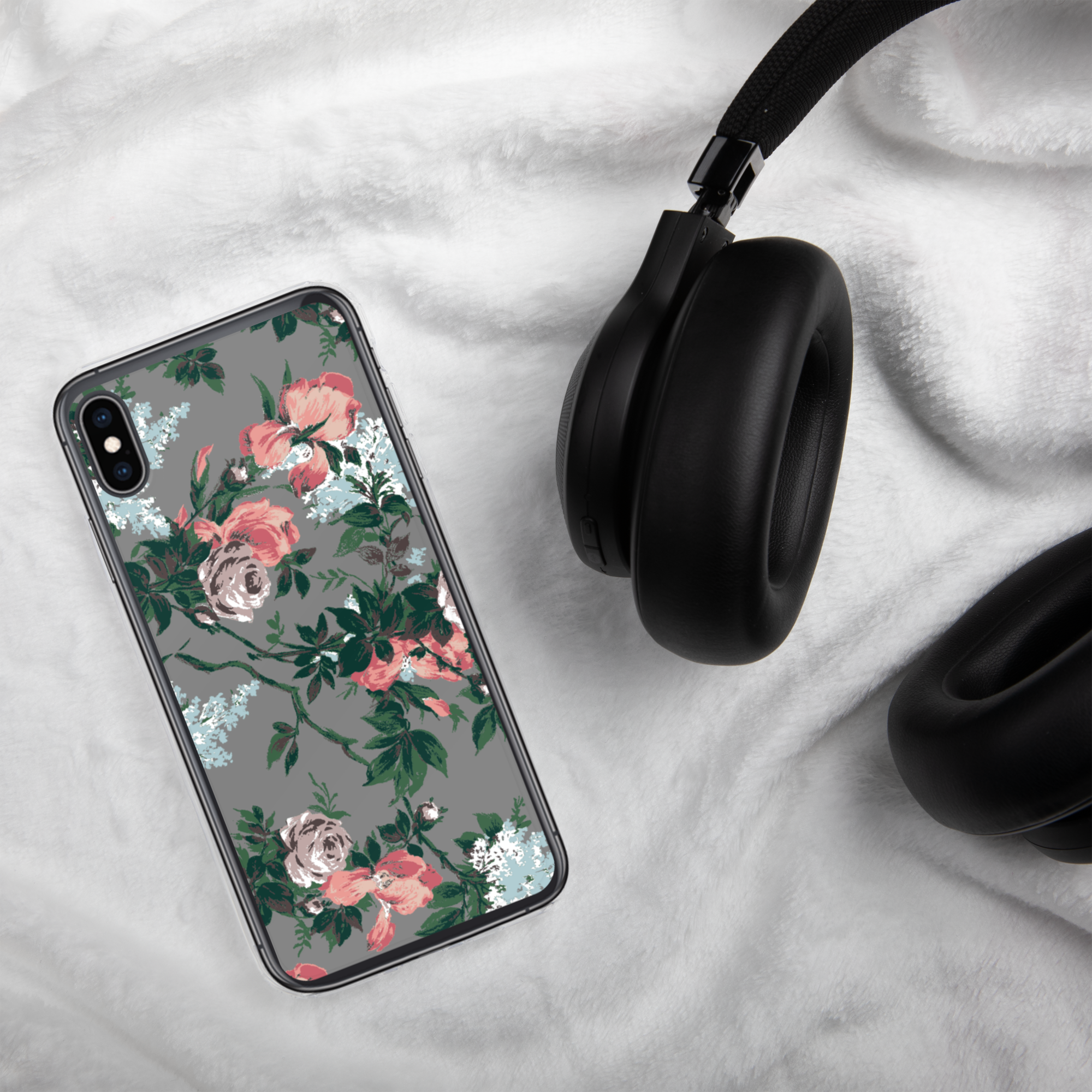 J'adore Paris Vintage Bella Roses Print iPhone Case