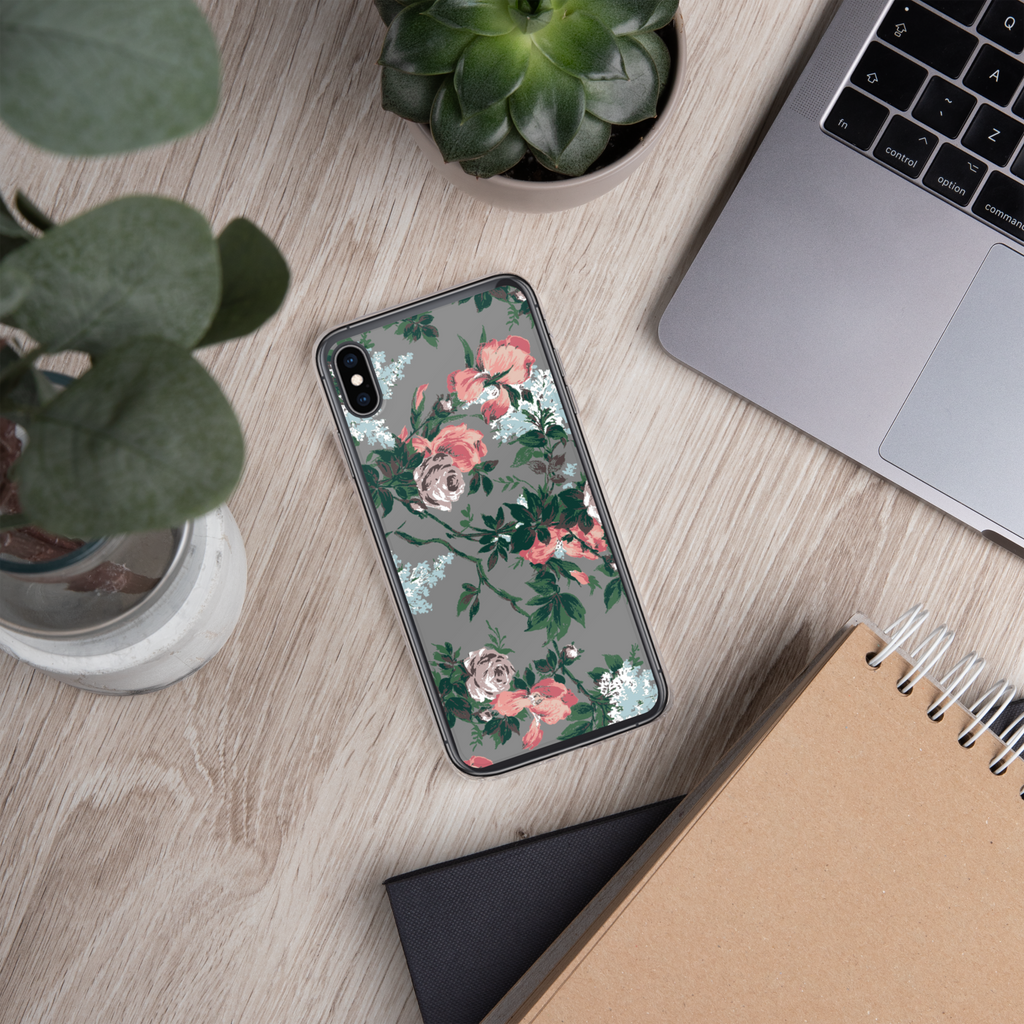 J'adore Paris Vintage Bella Roses Print iPhone Case