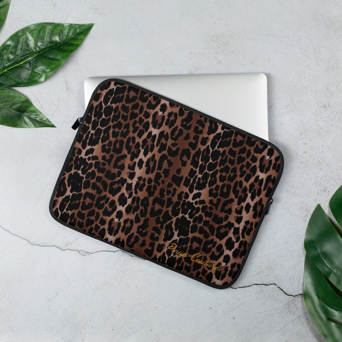 Lindy OG Leopard Print Laptop Computer Sleeve Case  | Pinup Couture Relaxed