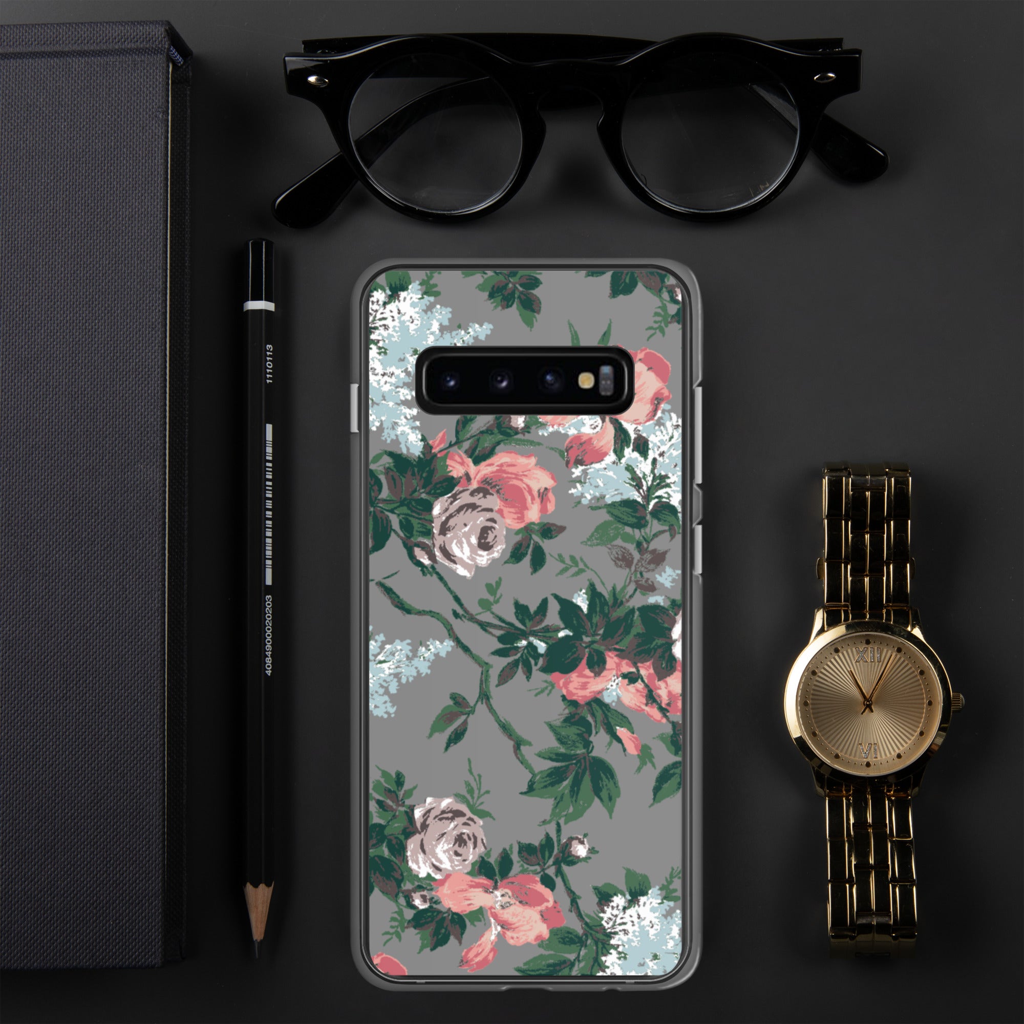 J'adore Paris Bella Roses Print Samsung Phone Case