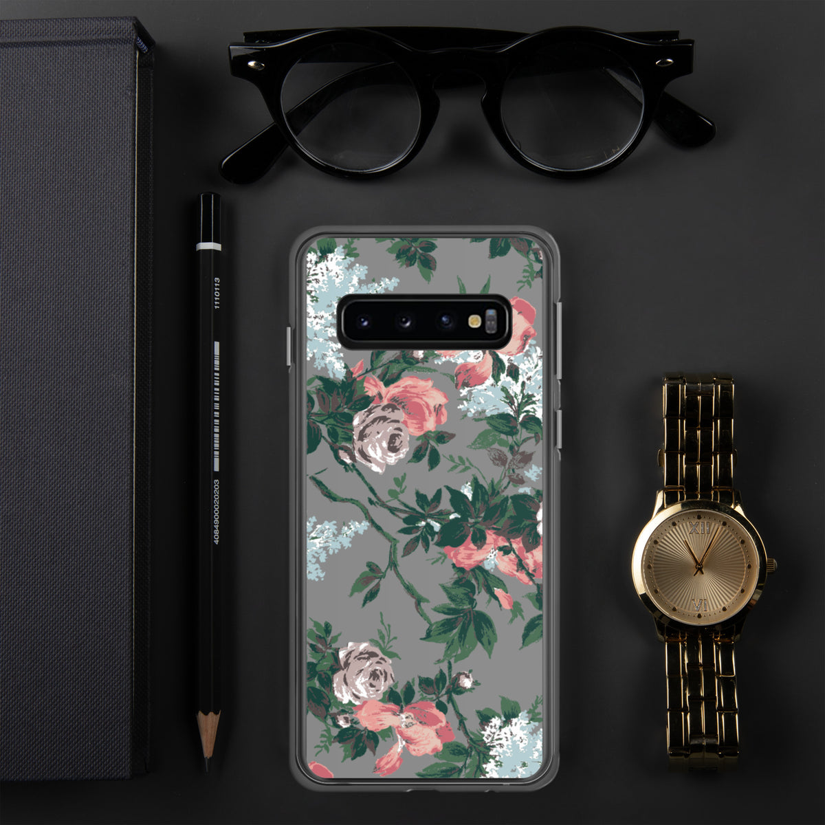 J'adore Paris Bella Roses Print Samsung Phone Case