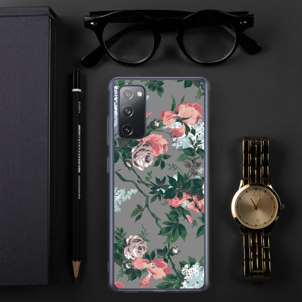 J'adore Paris Bella Roses Print Samsung Phone Case