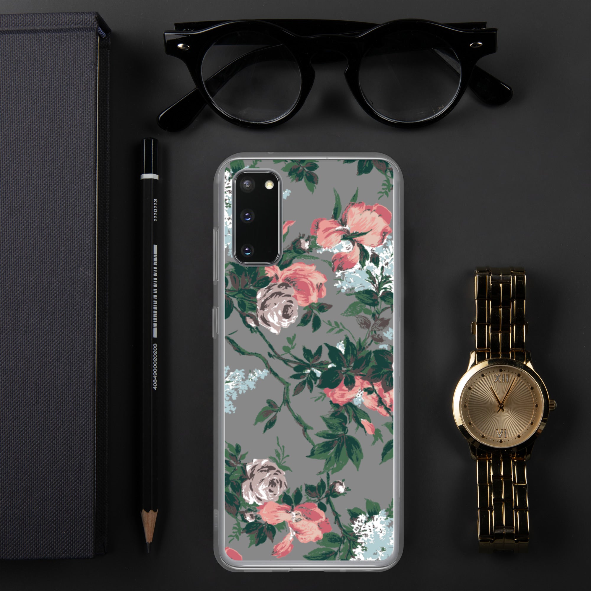 J'adore Paris Bella Roses Print Samsung Phone Case