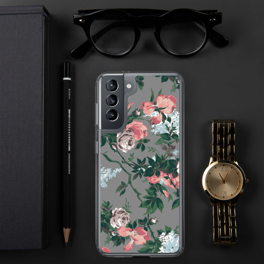 J'adore Paris Bella Roses Print Samsung Phone Case