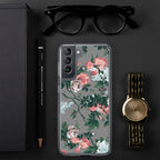 J'adore Paris Bella Roses Print Samsung Phone Case