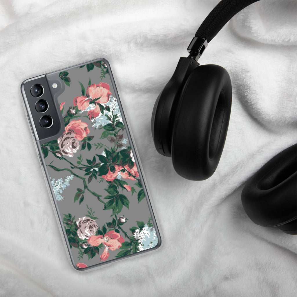 J'adore Paris Bella Roses Print Samsung Phone Case