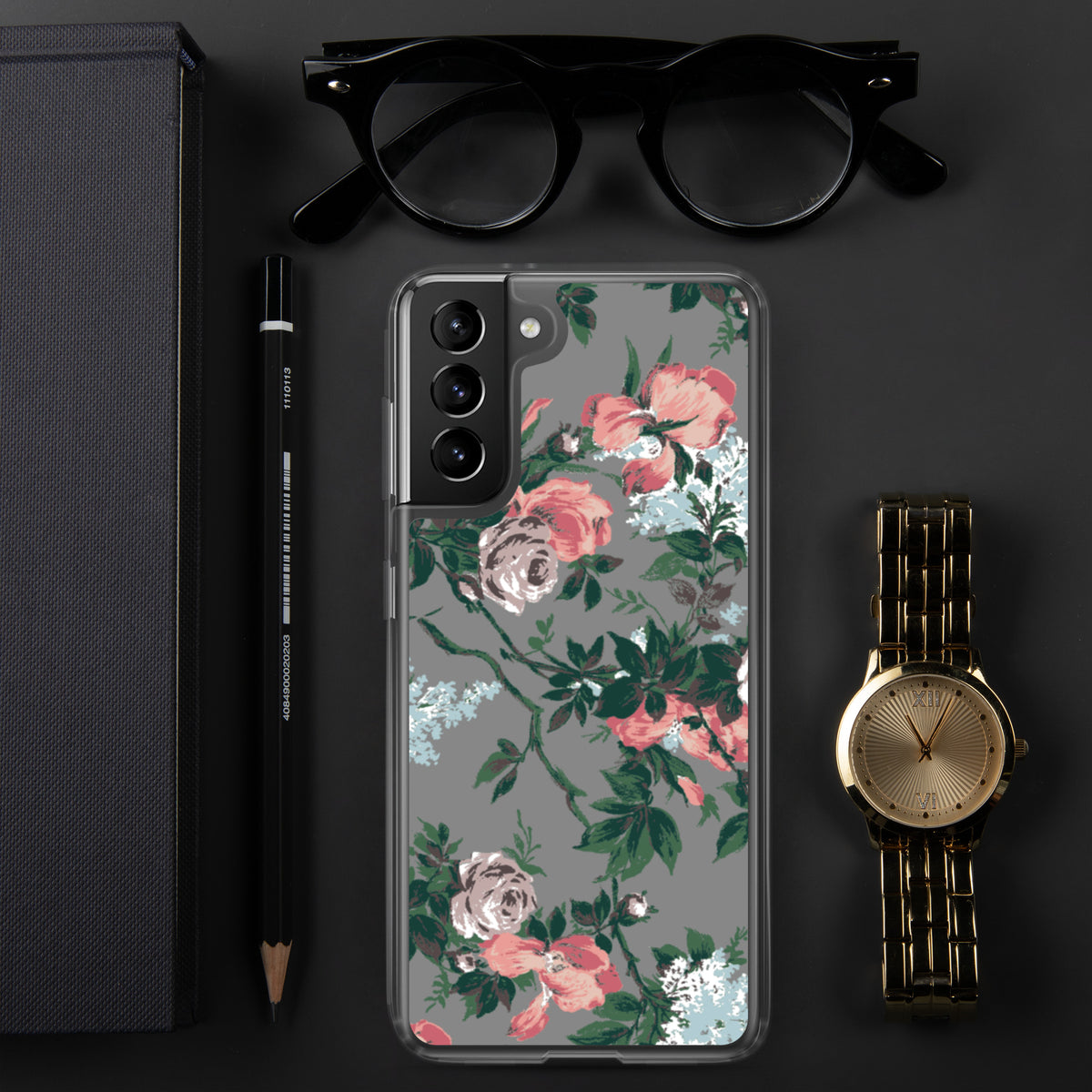 J'adore Paris Bella Roses Print Samsung Phone Case