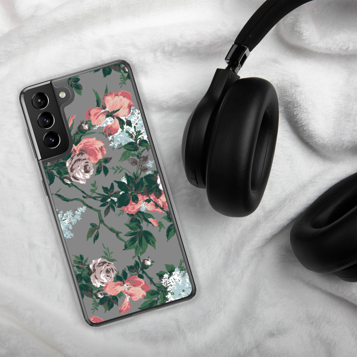 J'adore Paris Bella Roses Print Samsung Phone Case