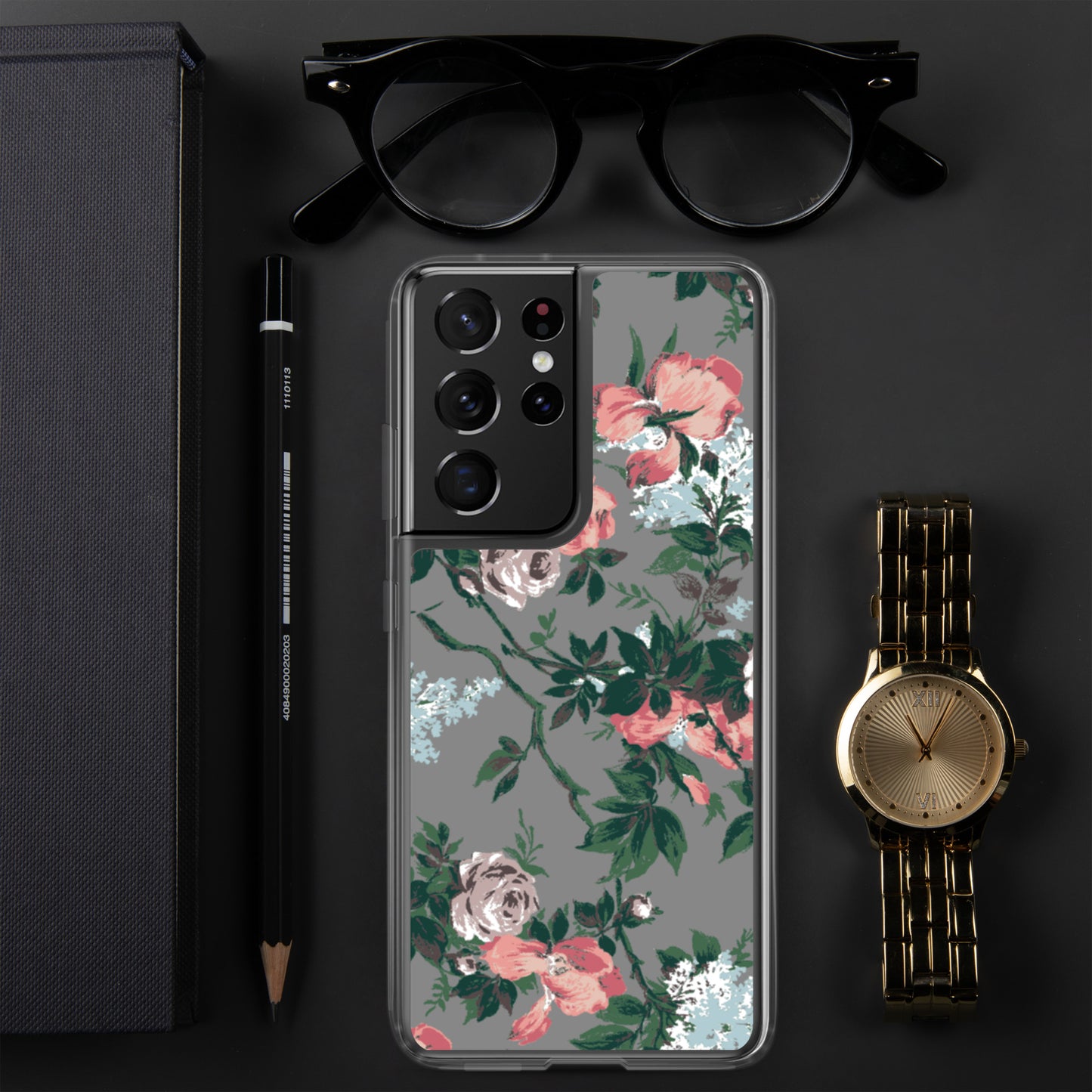 J'adore Paris Bella Roses Print Samsung Phone Case | Pinup Couture