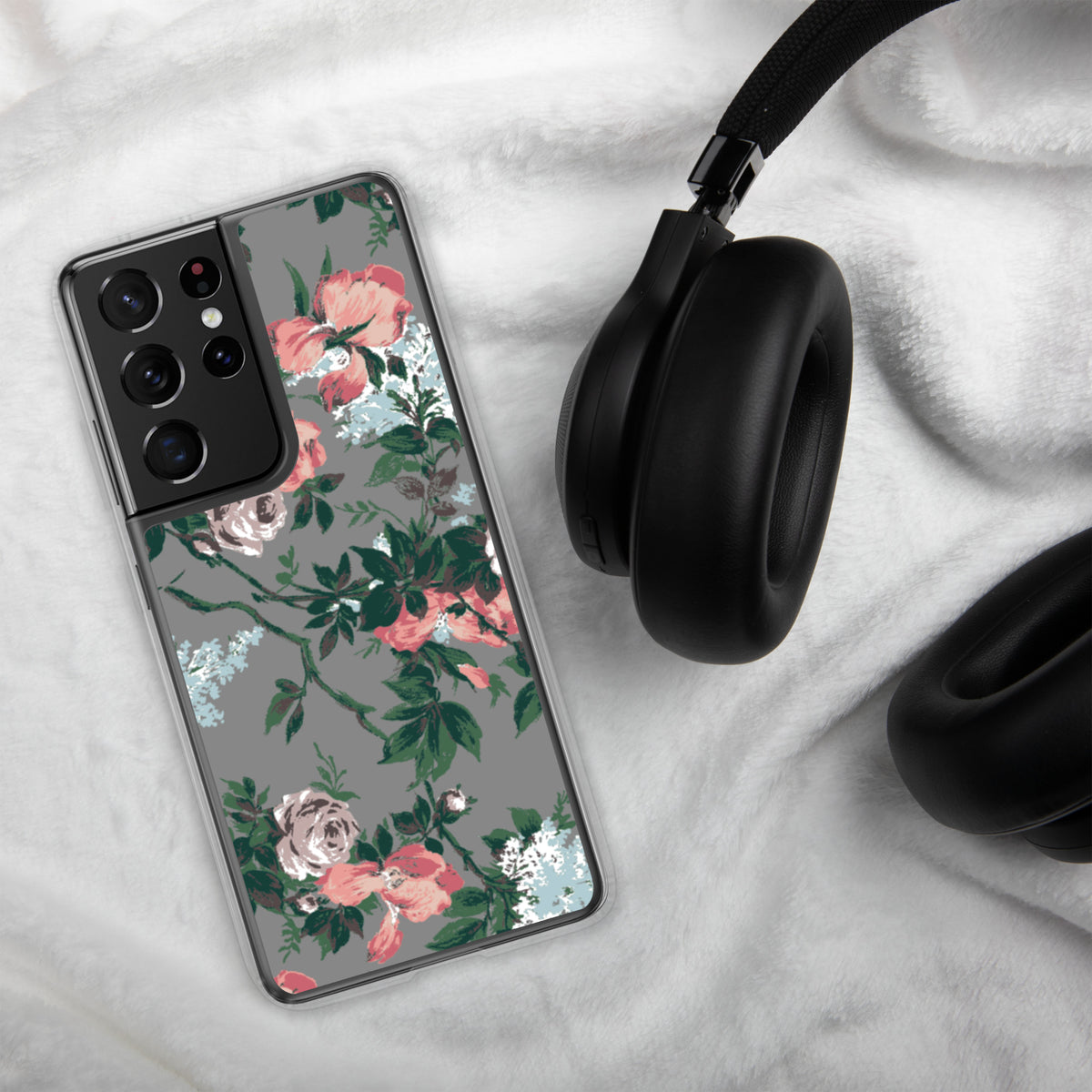 J'adore Paris Bella Roses Print Samsung Phone Case