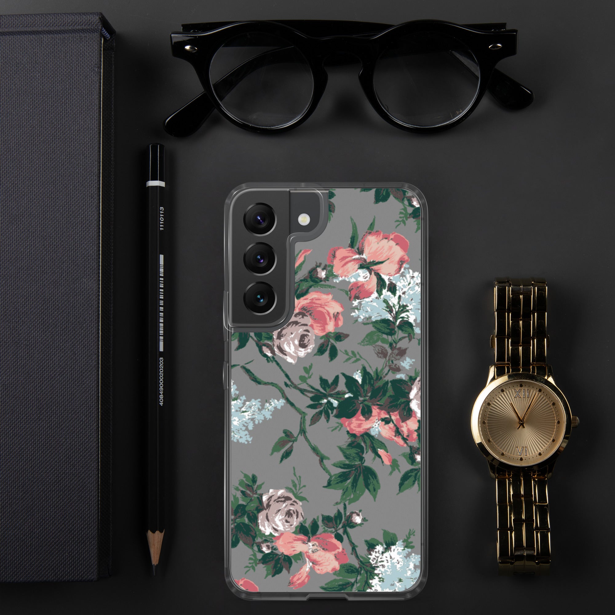 J'adore Paris Bella Roses Print Samsung Phone Case