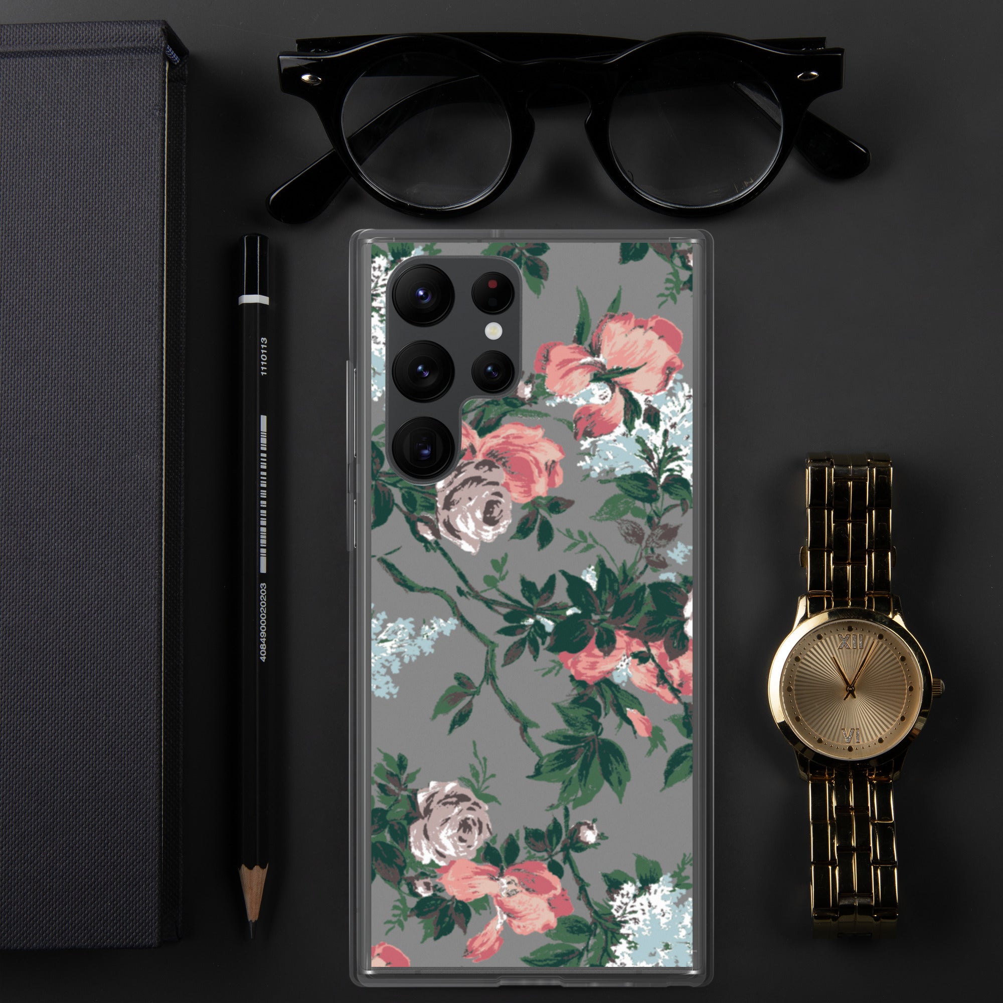 J'adore Paris Bella Roses Print Samsung Phone Case