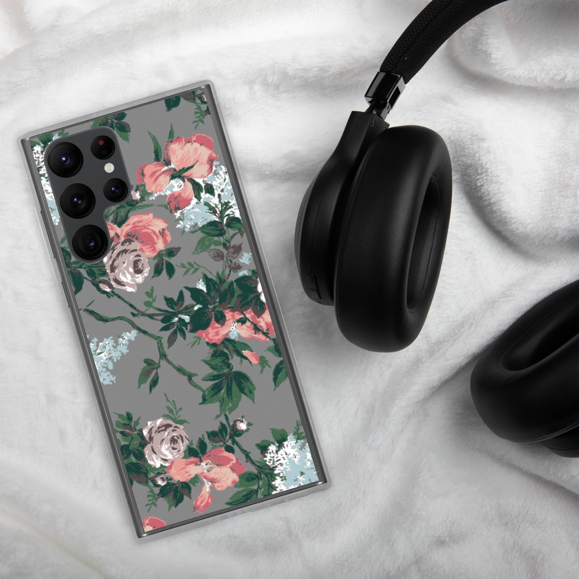 J'adore Paris Bella Roses Print Samsung Phone Case