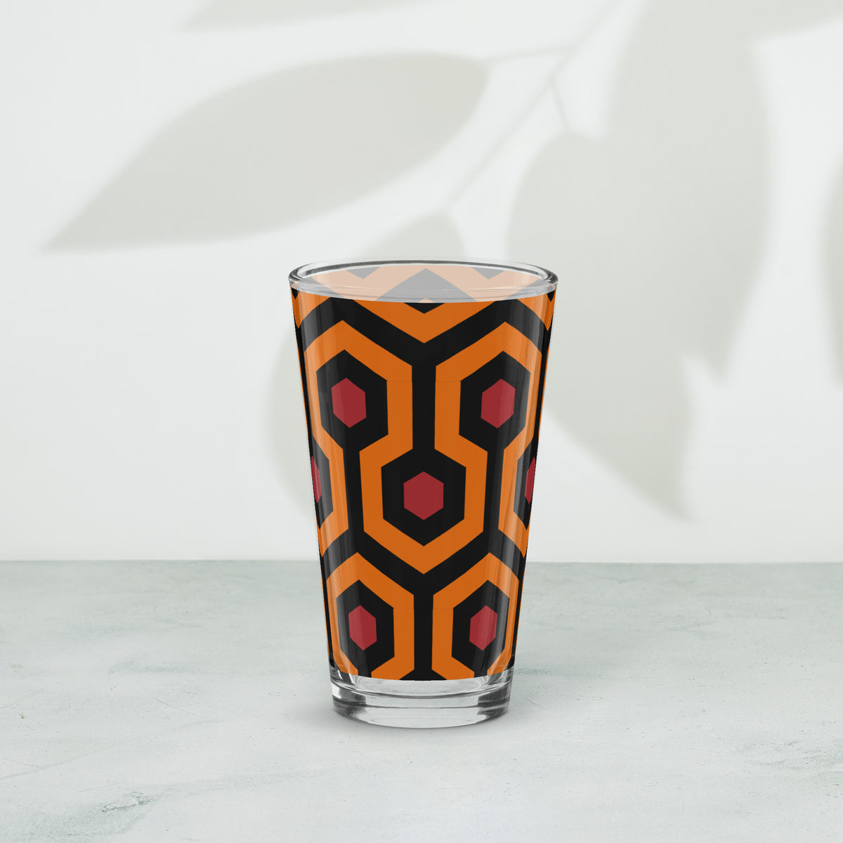 Liza Hotel Hexagon 16 oz Pint Glass