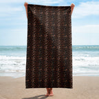 Arden OG Leopard Beach & Bath Towel