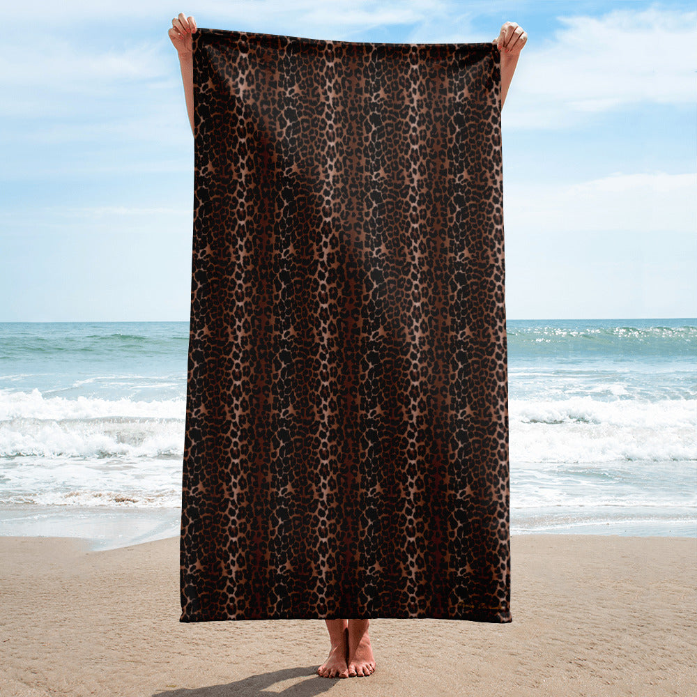 Arden OG Leopard Beach & Bath Towel