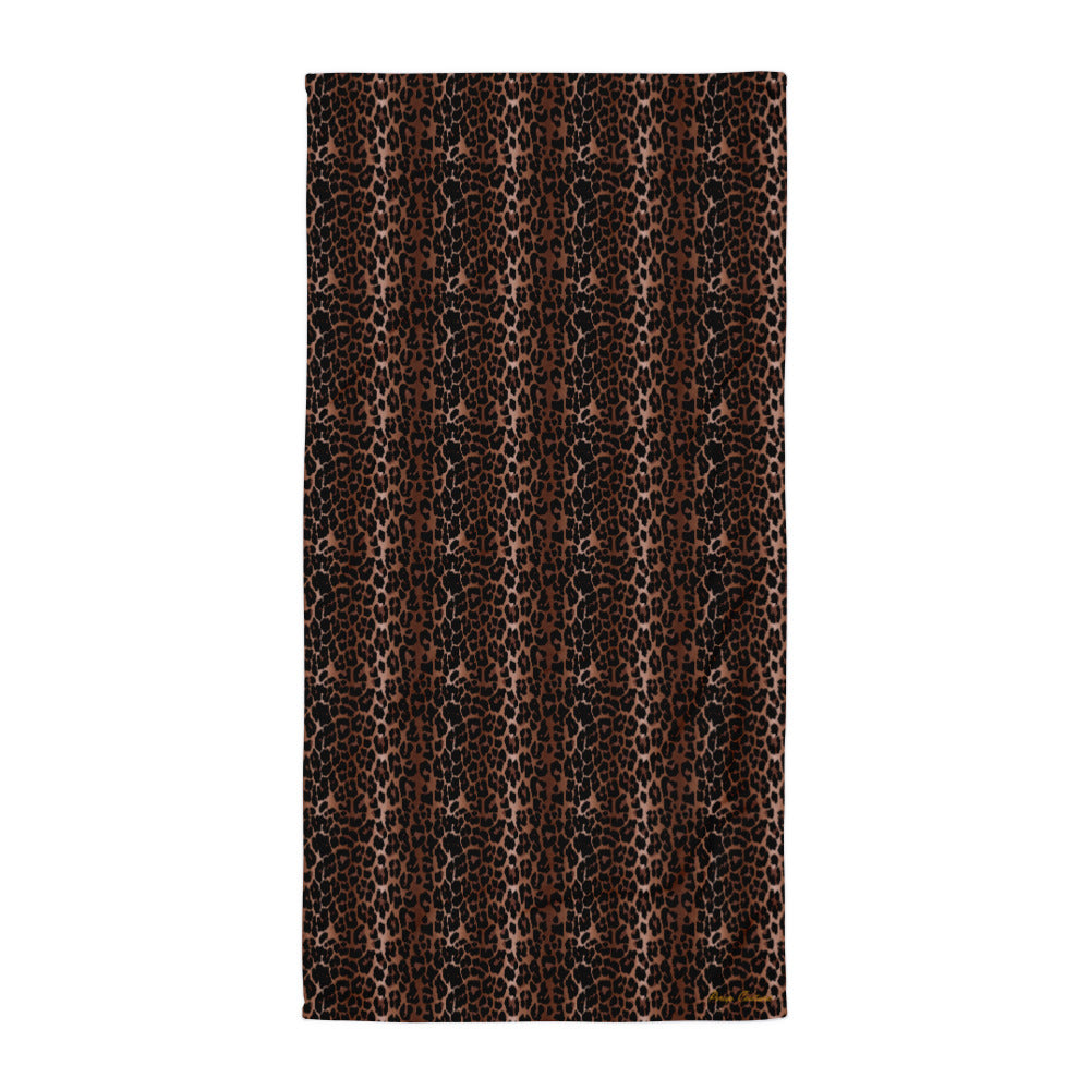 Arden OG Leopard Beach & Bath Towel