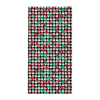 Arden Black Gingham Cherry Girl Beach & Bath Towel