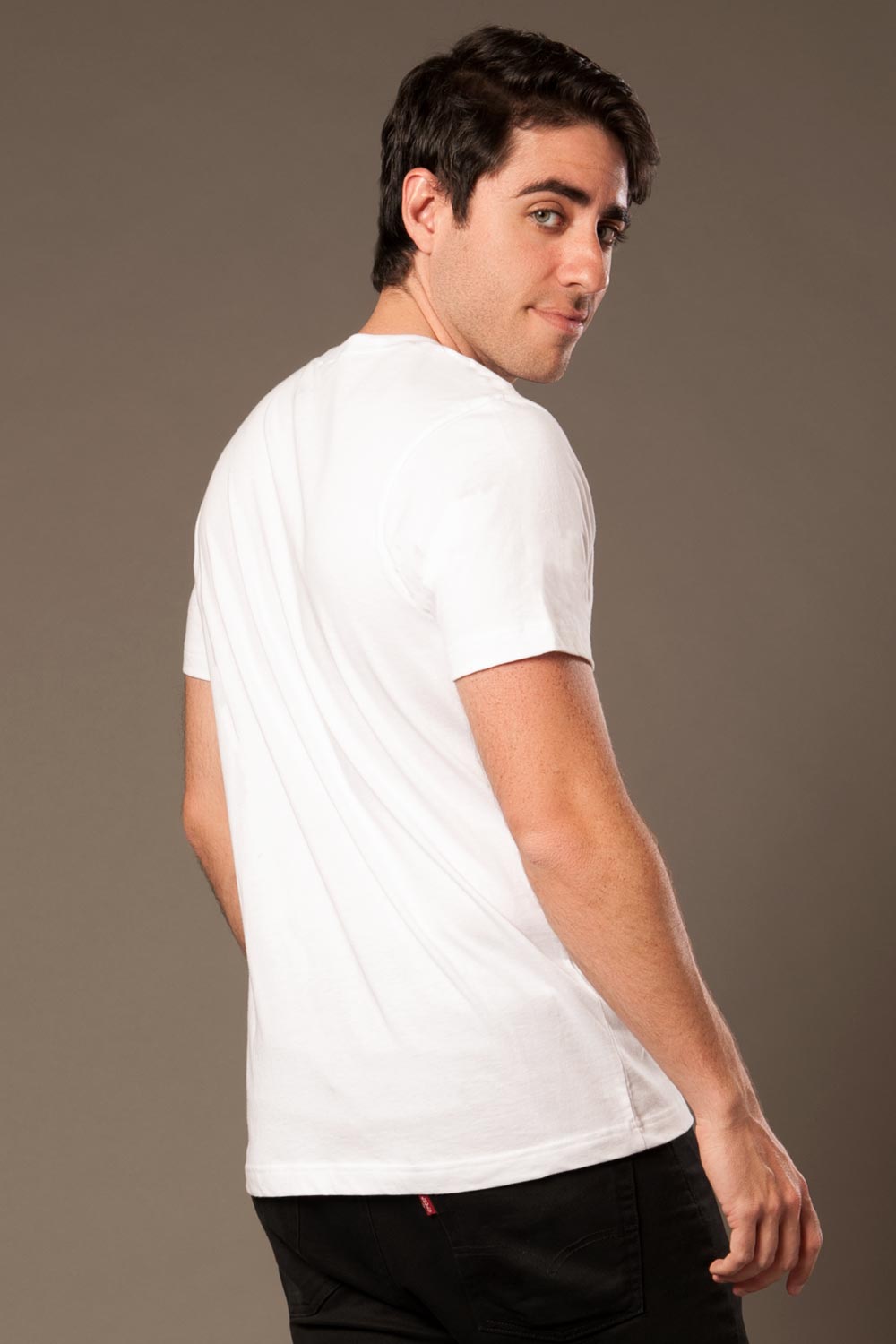 OYS -  Final Sale - Men's Signature T-shirt in White by Traci Lords
