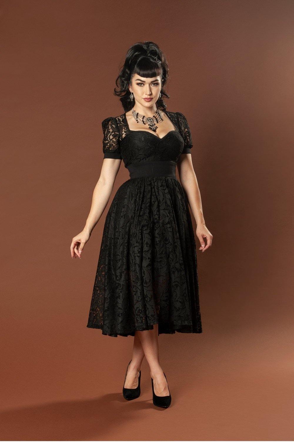 Pinup Couture Hedy Dress in Bisou Lace