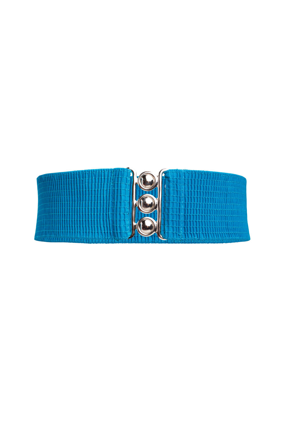 Lock It In Vintage Inspired Stretch Belt in Peacock Blue