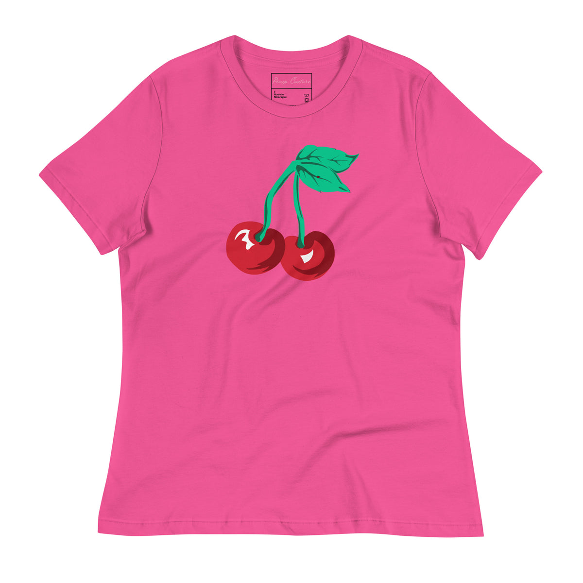 Vintage Cherry Graphic Women's Short Sleeve T-Shirt | 7 Colors