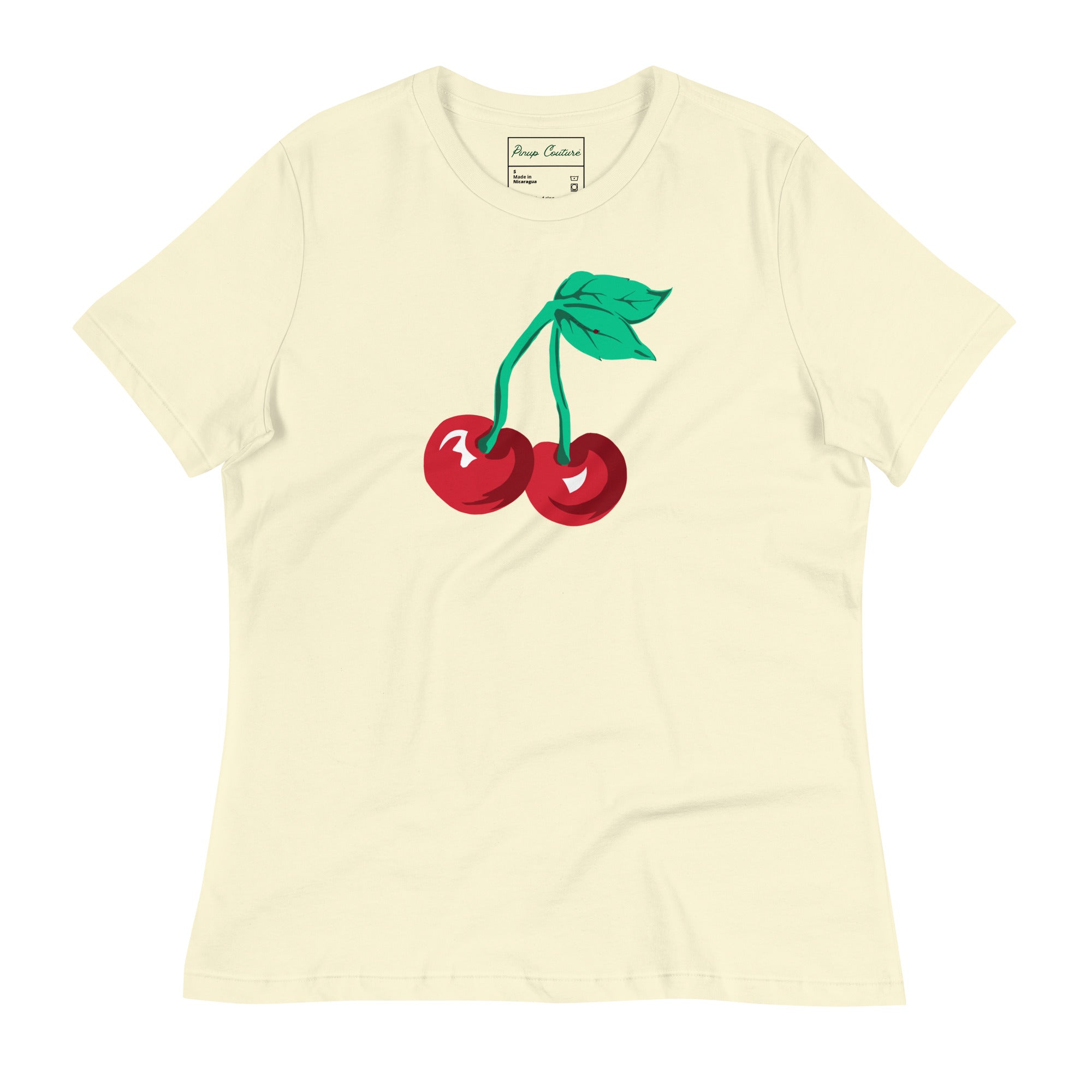 Vintage Cherry Graphic Women's Short Sleeve T-Shirt | 7 Colors