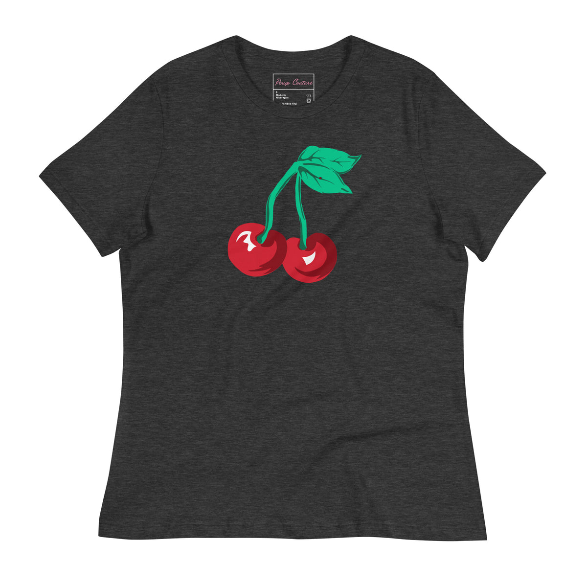 Vintage Cherry Graphic Women's Short Sleeve T-Shirt | 7 Colors