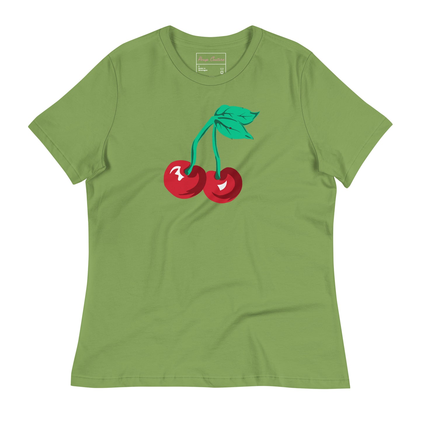 Vintage Cherry Graphic Women's Short Sleeve T-Shirt | 7 Colors | Pinup Couture