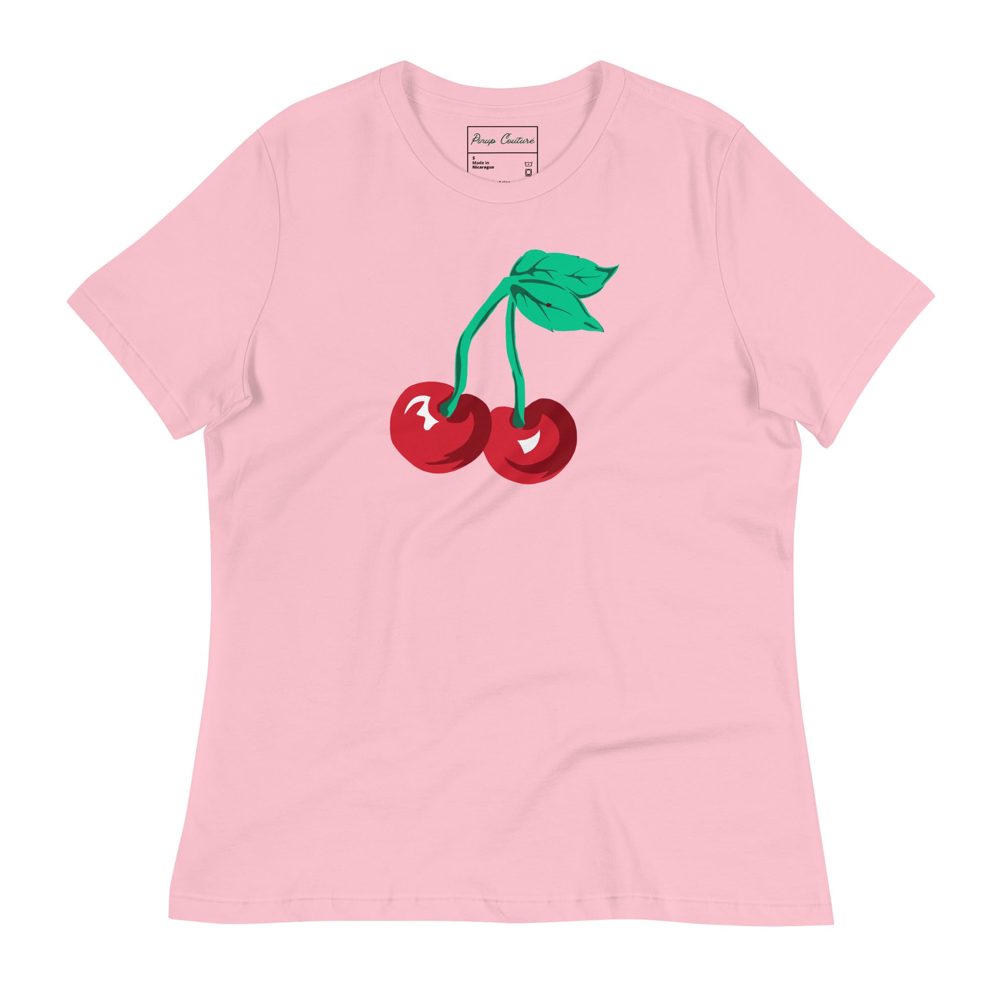Vintage Cherry Graphic Women's Short Sleeve T-Shirt | 7 Colors