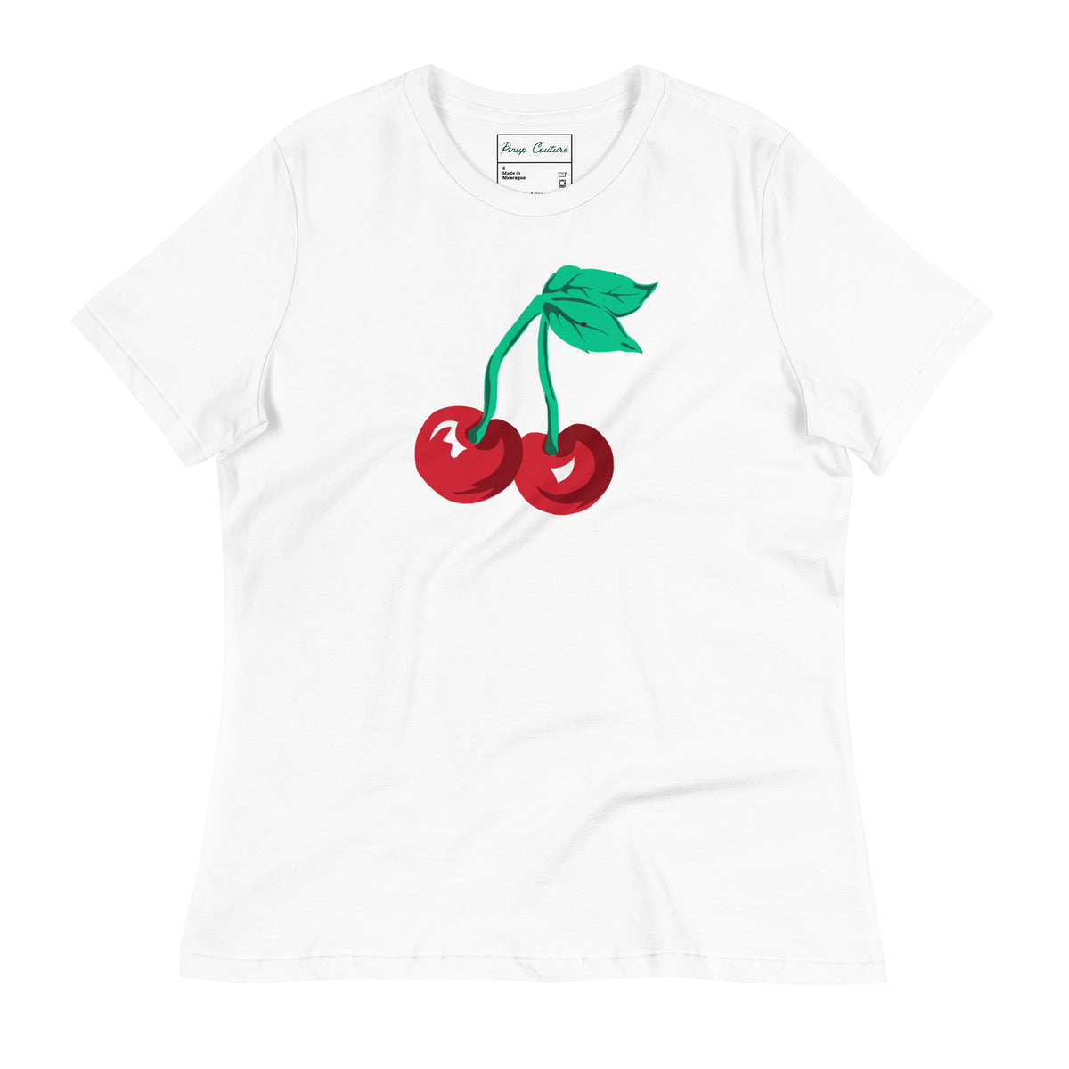 Vintage Cherry Graphic Women's Short Sleeve T-Shirt | 7 Colors