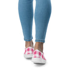 Everything Nice Pink Gingham Women’s Canvas Slip-On Flat Deck Shoes